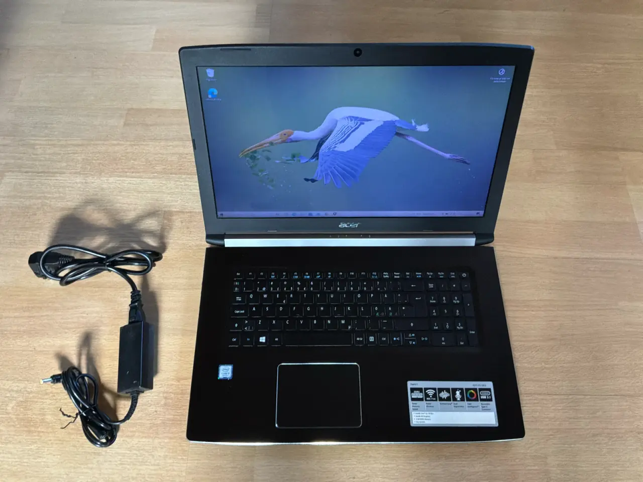 Billede 1 - Acer Aspire 5 A517-51-32C2 med 17,3” skærm