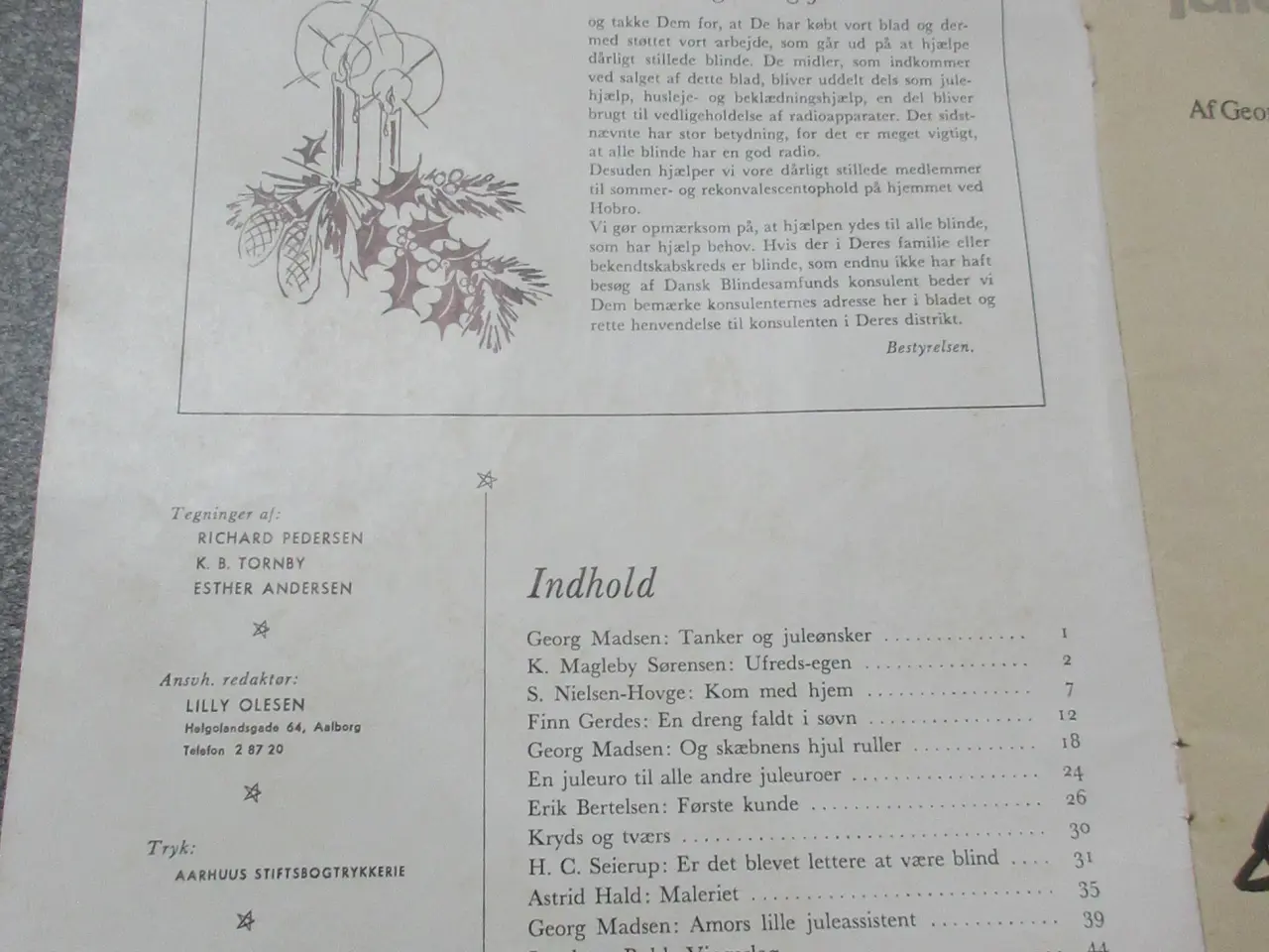 Billede 7 - Jul i Hjemmet 1970 og Blindes Jul 1963,