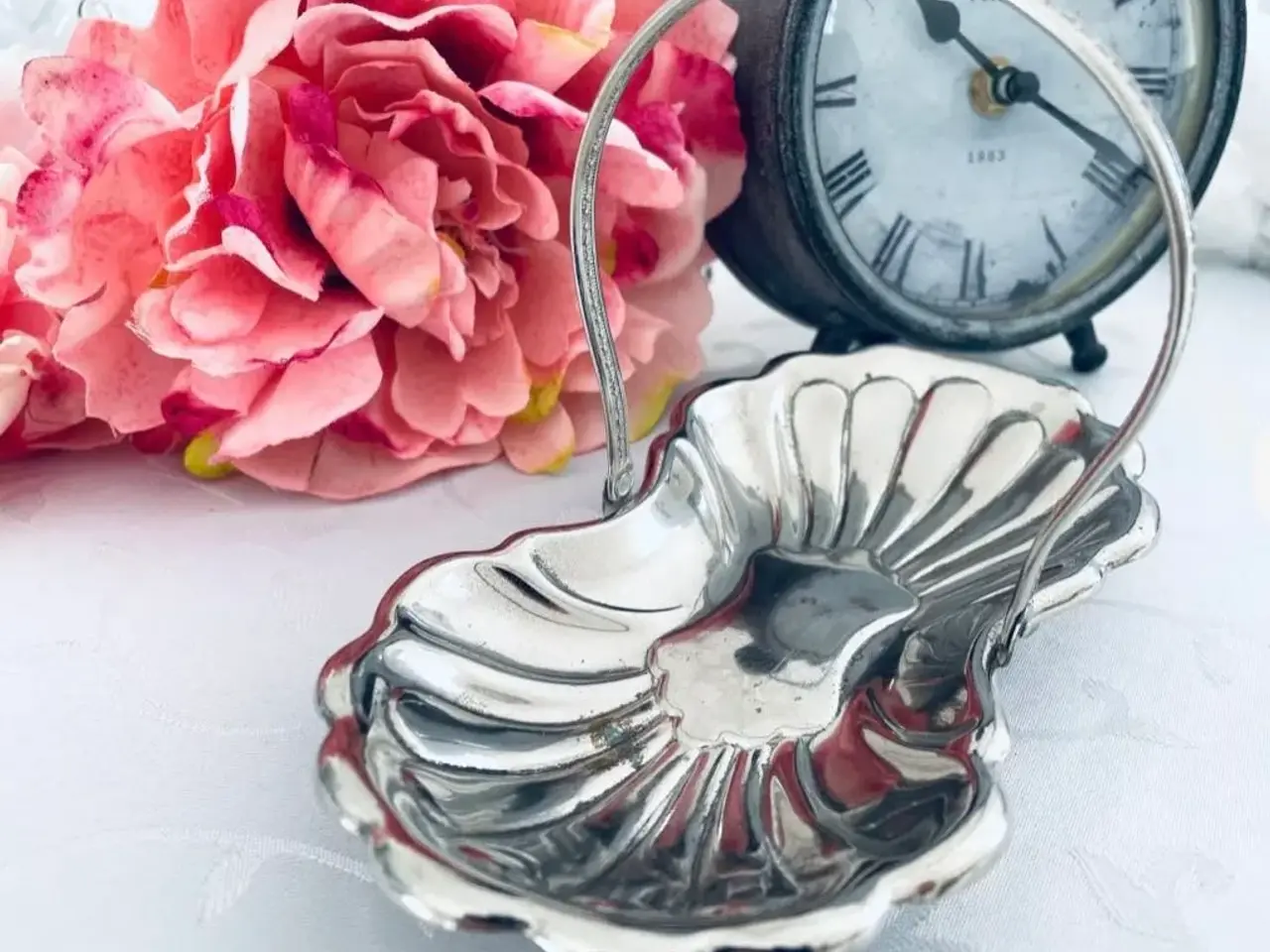 Billede 5 - Vintage teskebakke indretning med patina