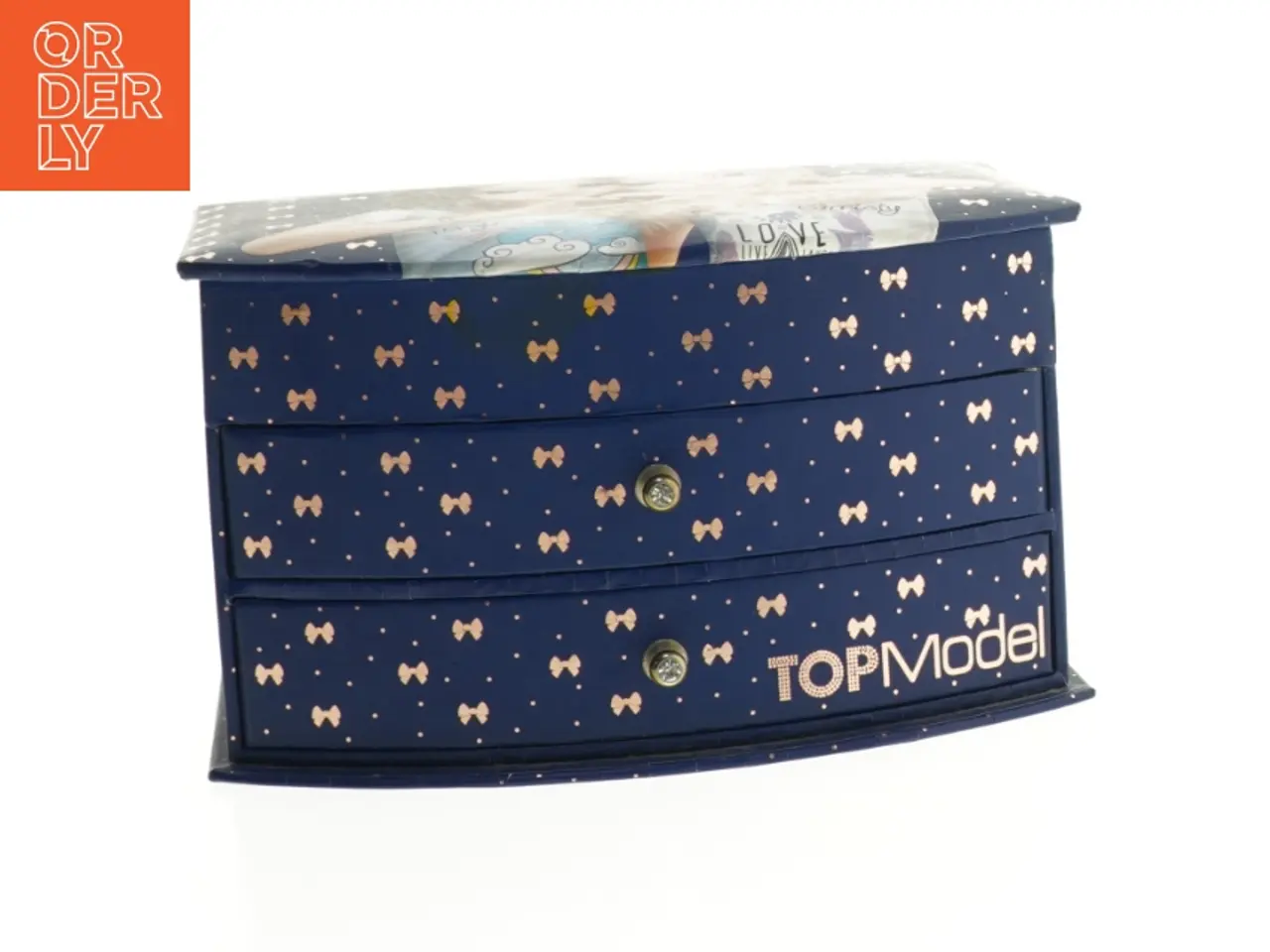 Billede 2 - Sminkeskrin med spejl fra Top Model (str. 19x14 cm)