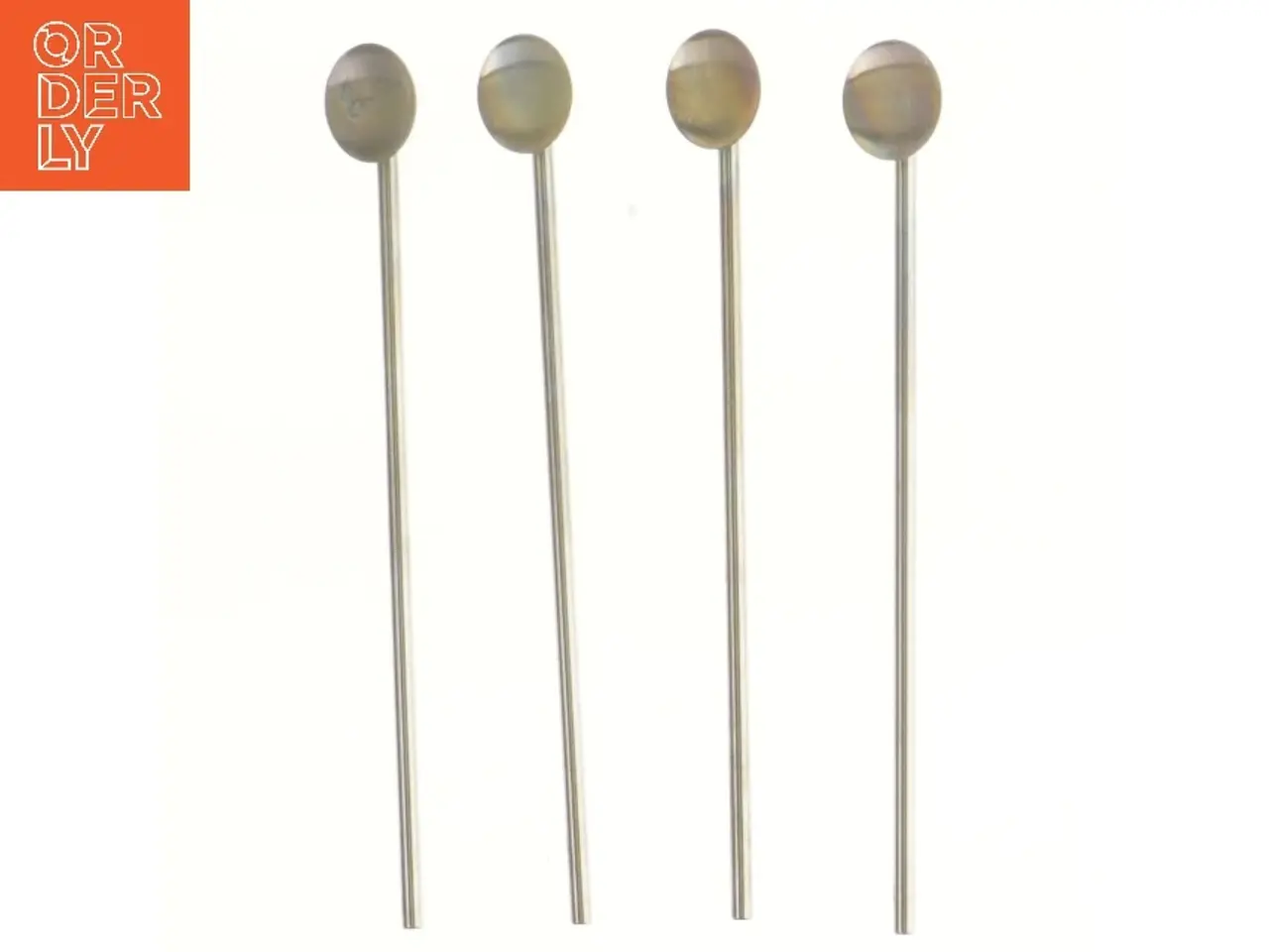 Billede 1 - Cocktailpinde i metal, sæt af 4 (str. 4 styk, 20 cm)