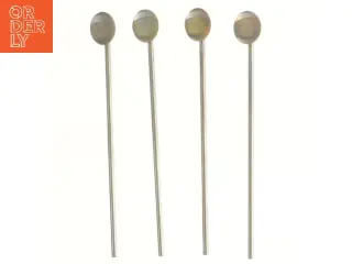 Cocktailpinde i metal, sæt af 4 (str. 4 styk, 20 cm)