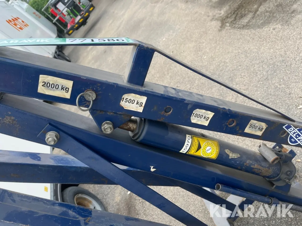 Billede 6 - Motorkran 2000kg