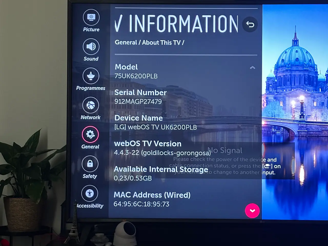 Billede 4 - LG 75" 4K Smart TV (75UK6200PLB)