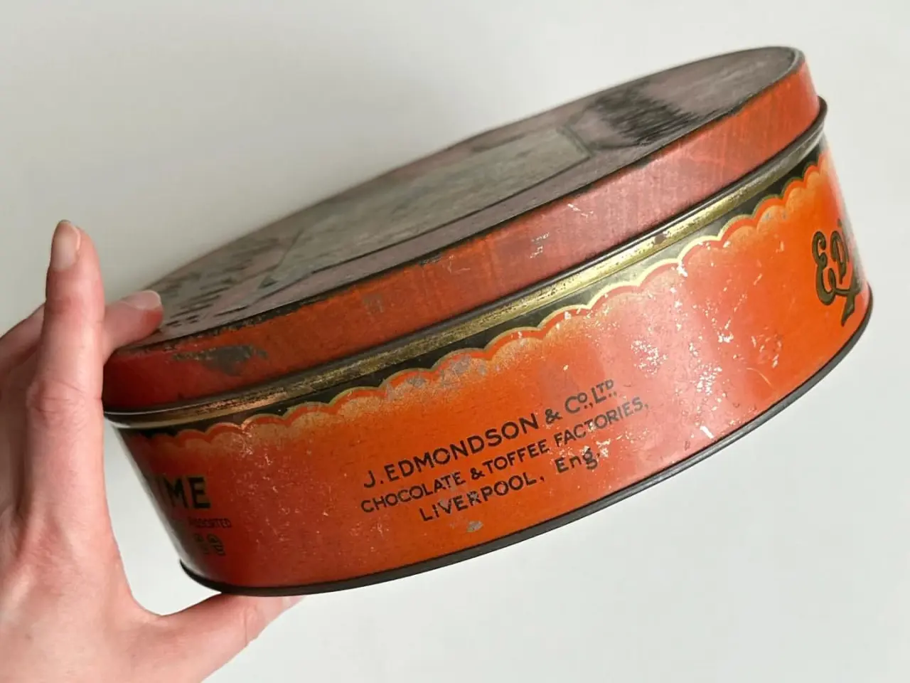 Billede 5 - Edmondson's Joytime toffee, gammel dåse
