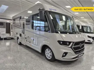 2026 - Euramobil Integra Line GT 726 EF MERCEDES FØRE ASSISTENTER. MERCEDES AL-KO. UDVENDIG GAS. UDVENDIG BRUSER. LITHIUM BATTERI. ALDE CENTRALVARME.