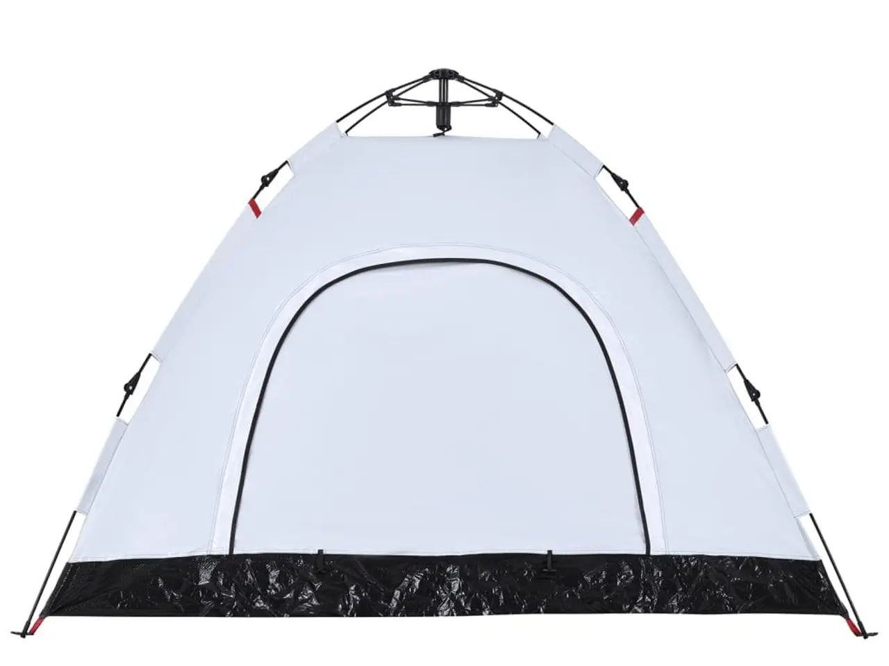Billede 9 - 3-personers campingtelt quick-release mørklægning hvid