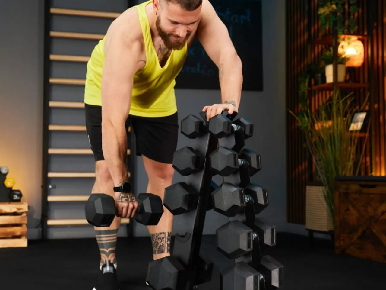 Billede 7 - Hex-håndvægte 2,5 kg–12,5 kg inkl stativ