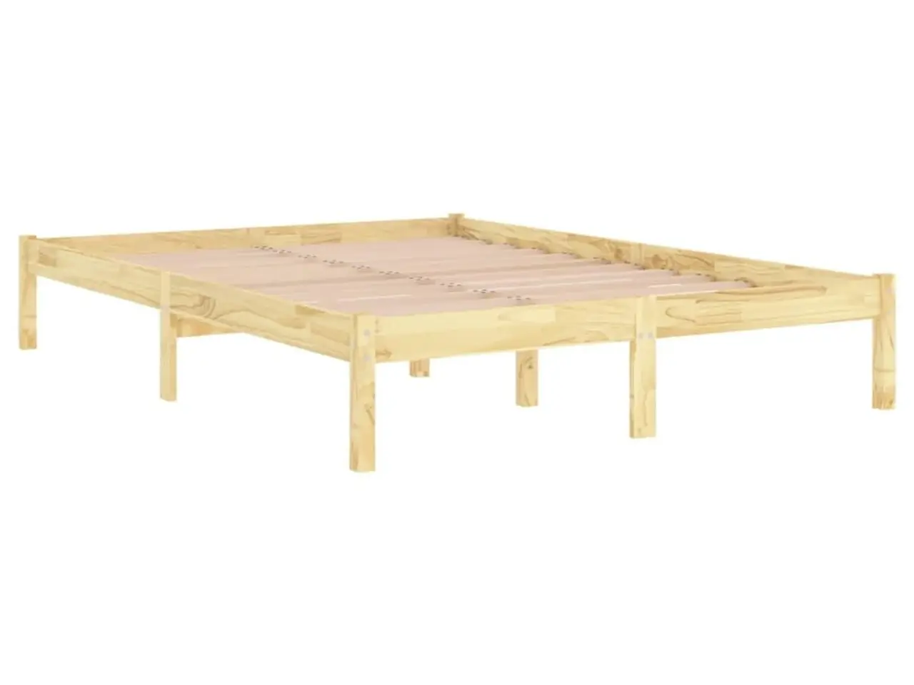 Billede 3 - Sengeramme 160 x 200 cm i massivt fyrretræ