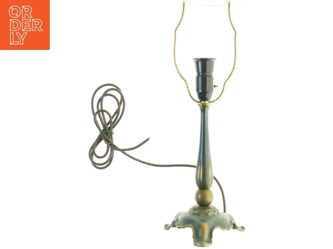 Billede 2 - Vintage bordlampe i metal (str. 48 x 17 cm)