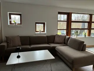 Velholdt chaiselong sofa