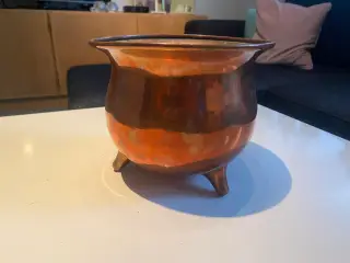 Kobber Potteskjuler, 14,5cm. Høj