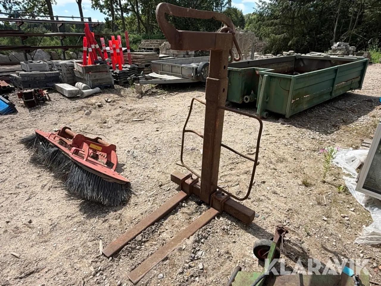 Billede 1 - Gafler til Kran Hema