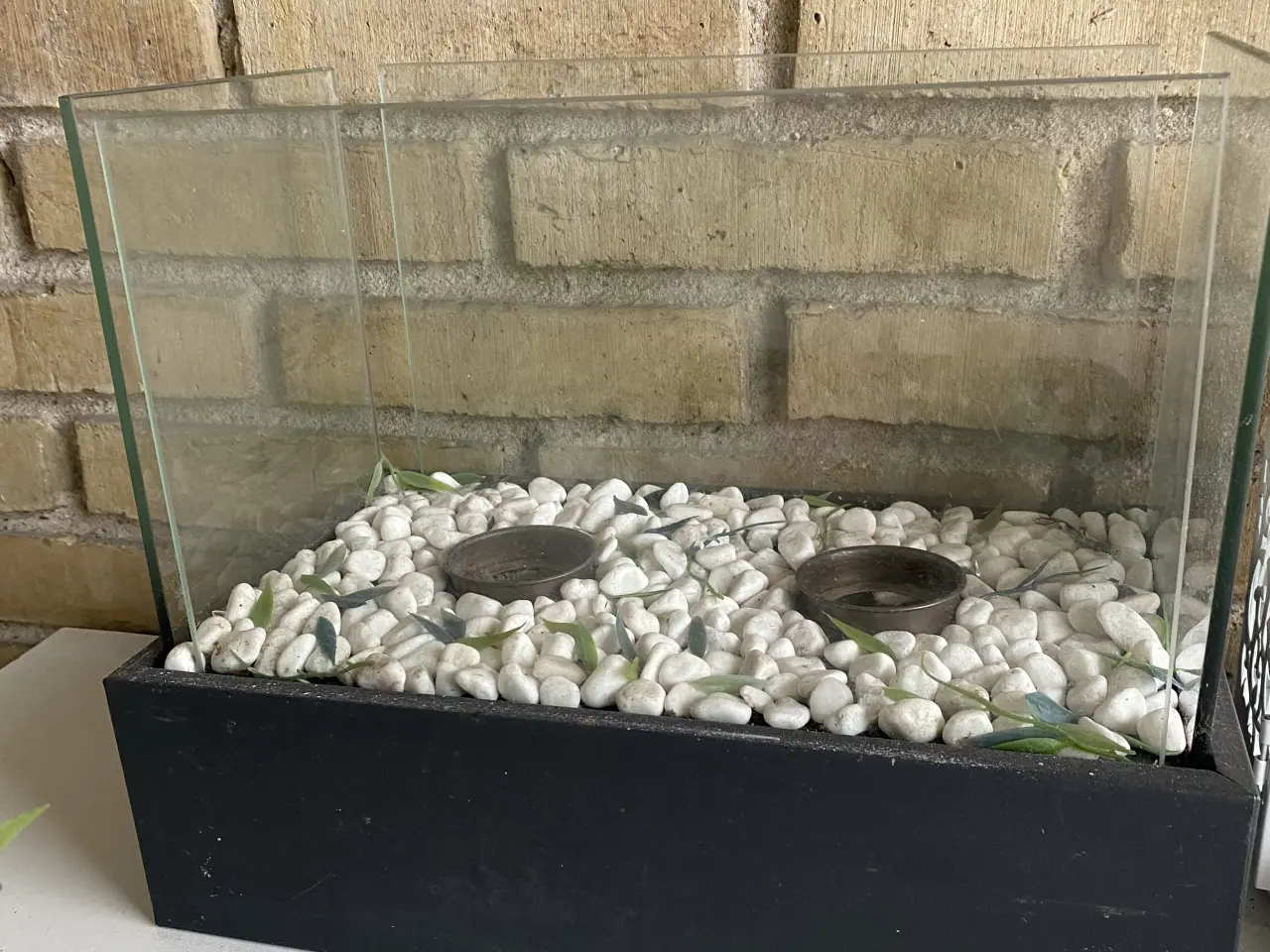 Billede 2 - Glas terrarium lysestage