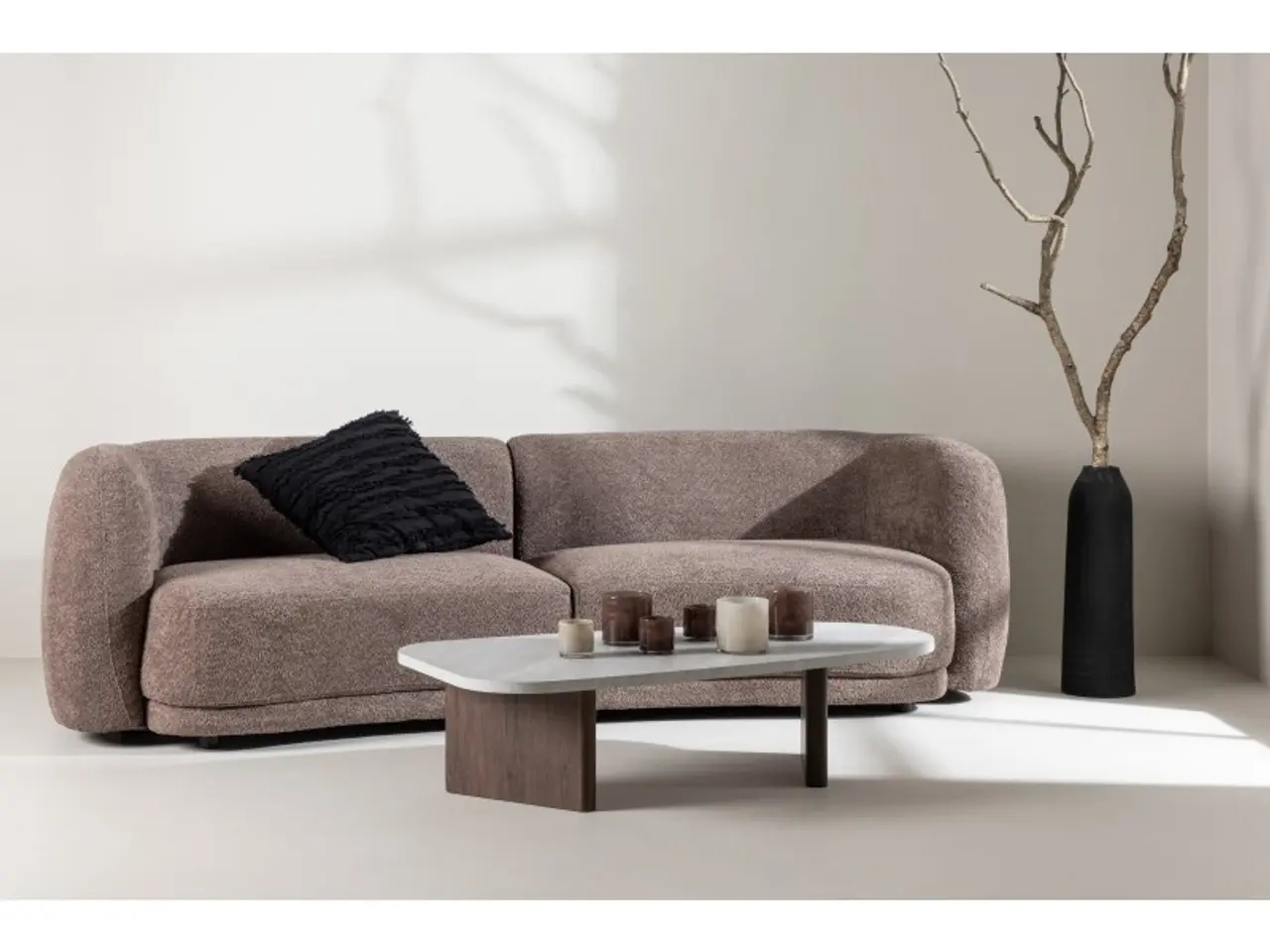 Billede 12 - Cielo 3 personers Sofa - Sort og Brun
