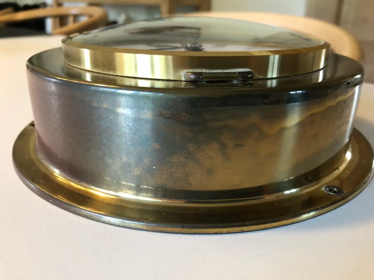 Billede 6 - Skibsur i messing med påskriften "Quartz"