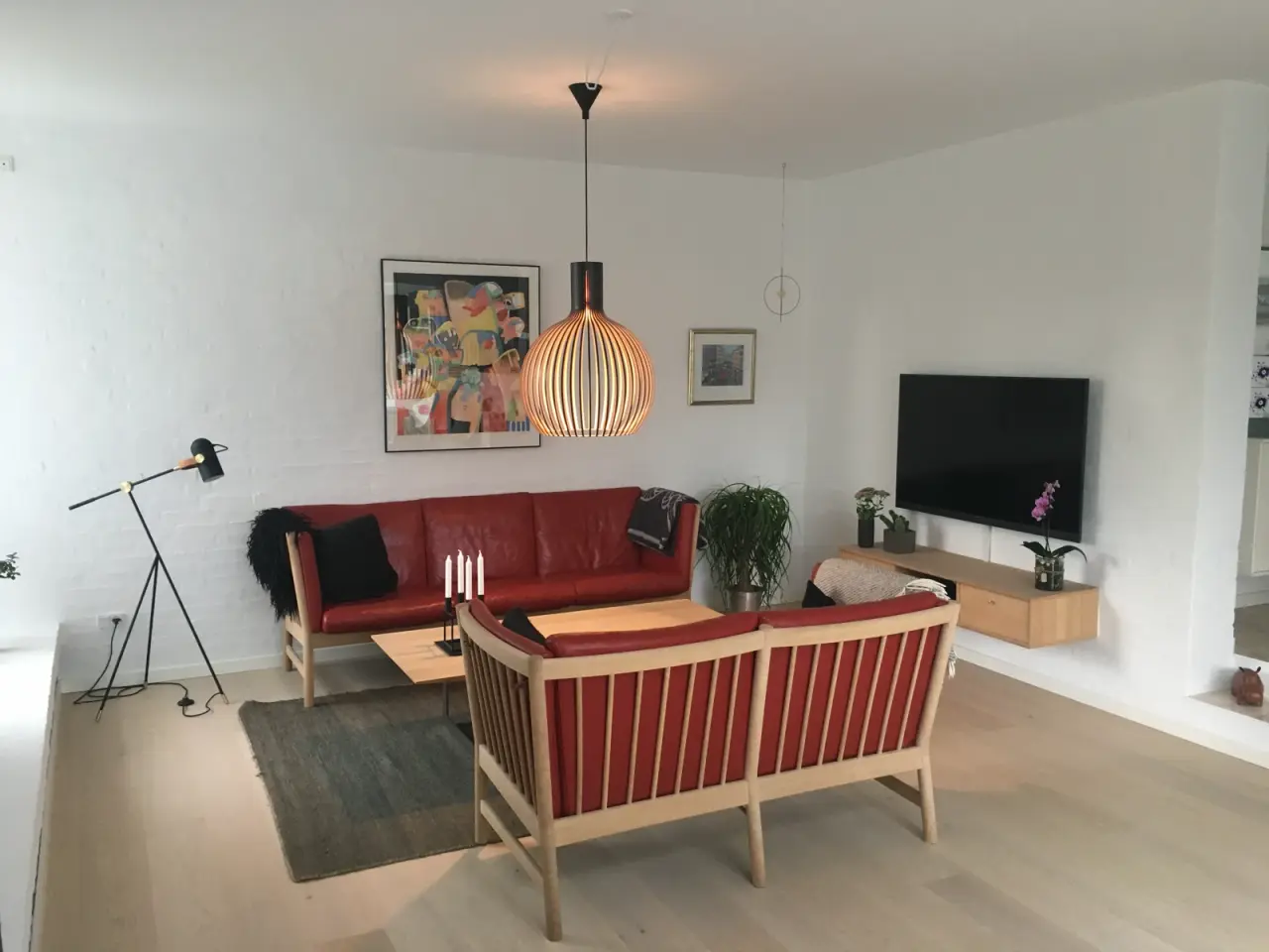 Billede 4 - Nielaus Luna 3+2 i eg sæbe og rød anilin