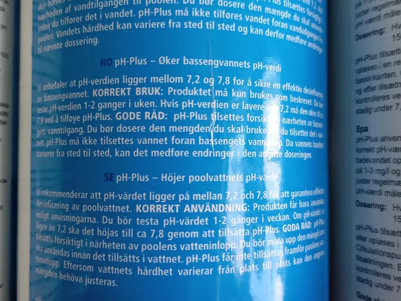Billede 7 - Pool kemi. PH Plus og kvik klor