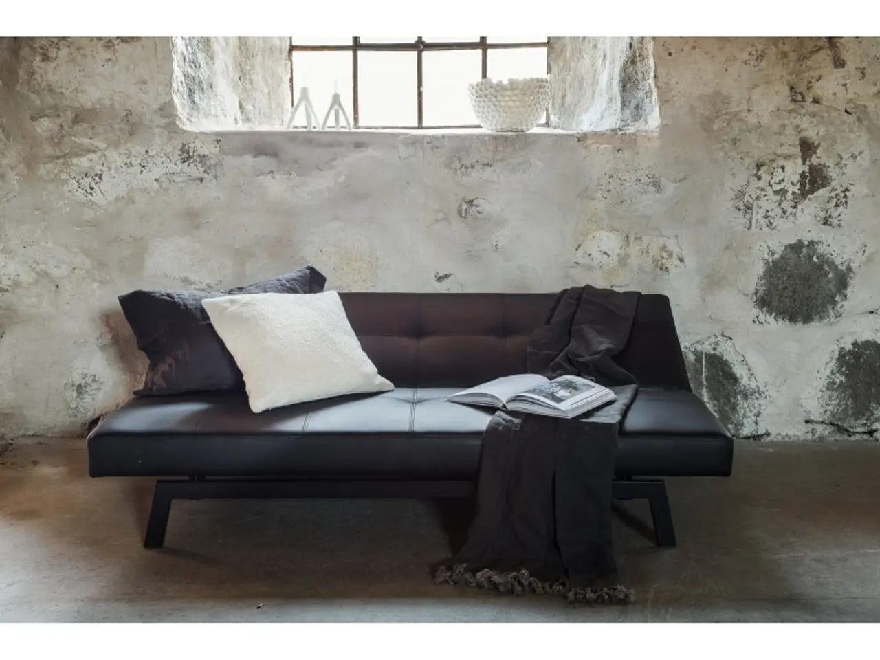 Billede 10 - Bodil Sovesofa - Sort PU