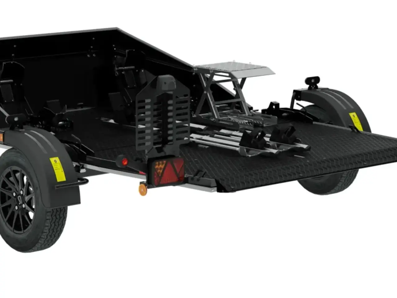 Billede 10 - Lorries MT-2 Black Edition Trailer til to motorcykler MT-2