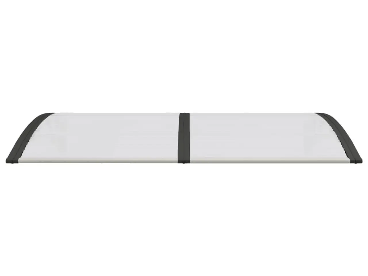 Billede 3 - Dørbaldakin 150 × 75 cm - polycarbonat, sort/transparent