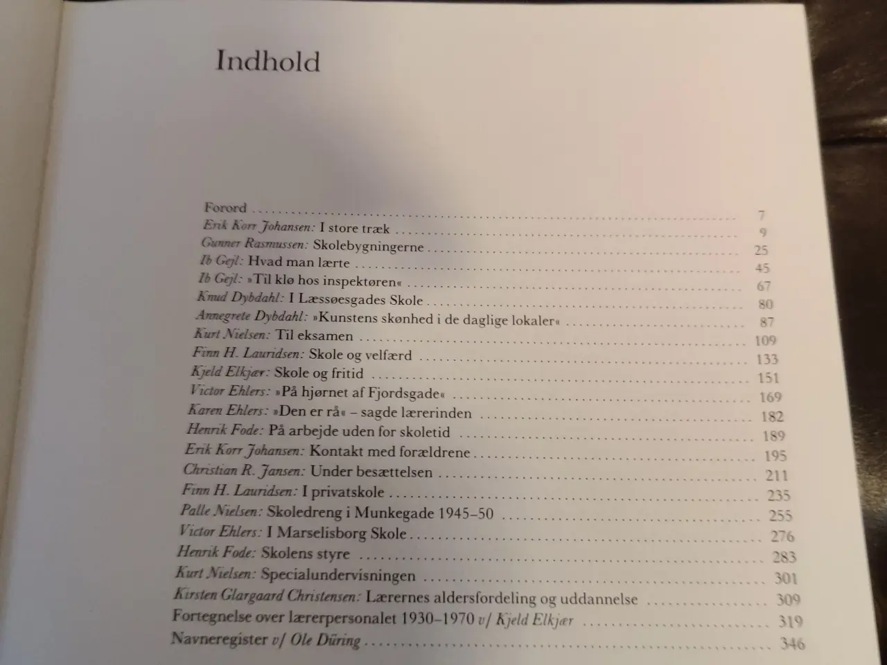Billede 3 - Bog: Skole og skolegang i Aarhus 1930 - 1970