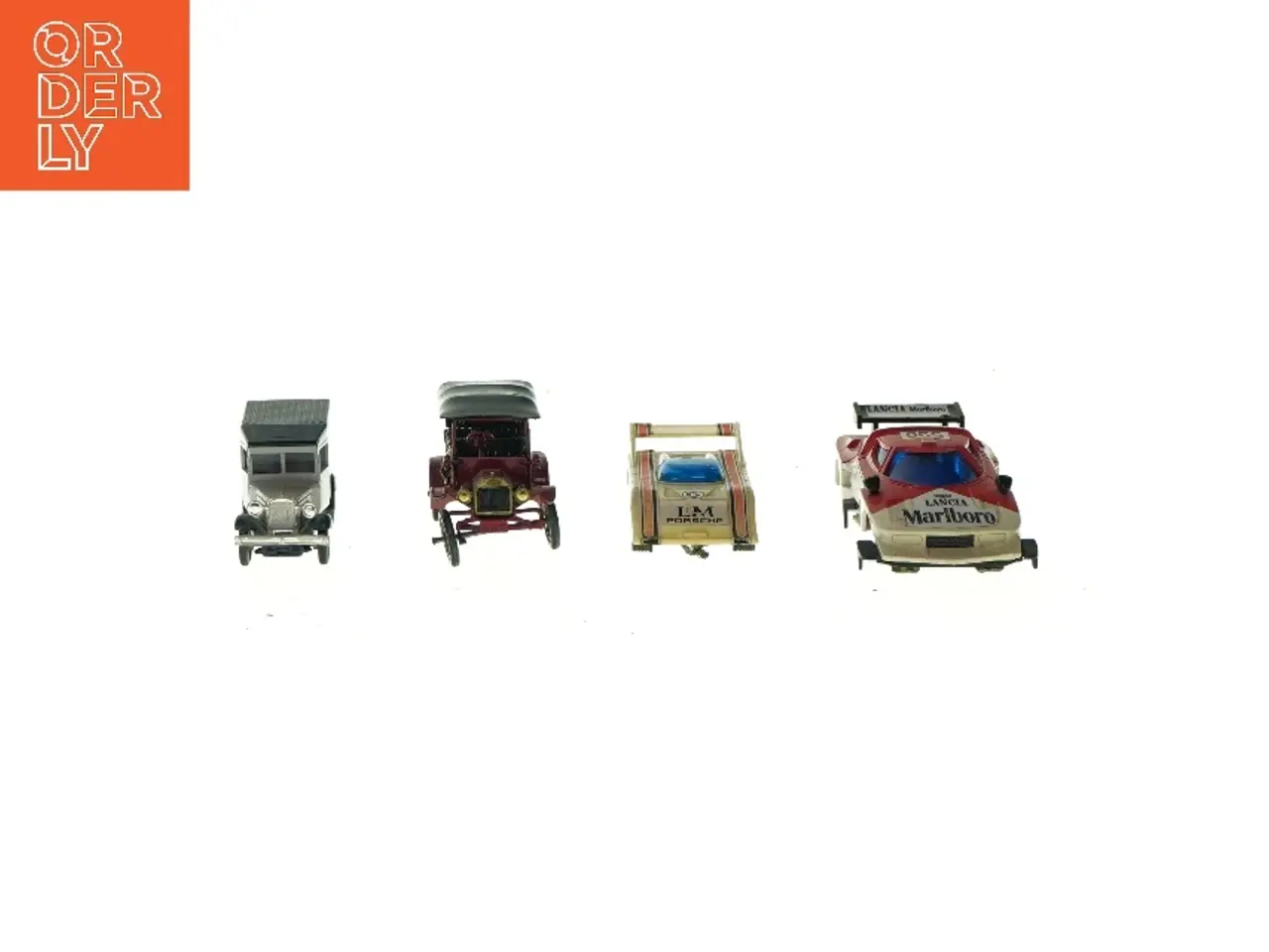 Billede 2 - Gamle biler (4 stk) (str. L: 8 til 12 cm)