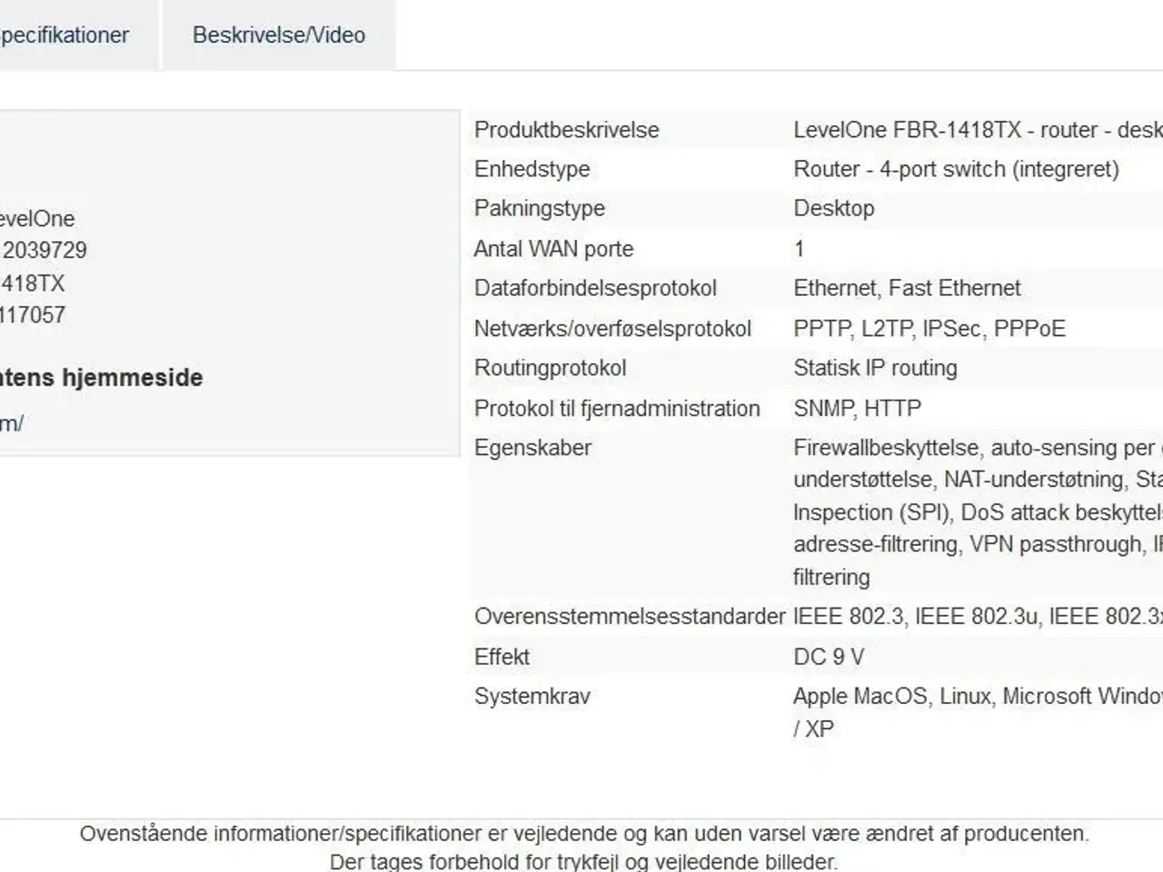 Billede 1 - BroadBand Router