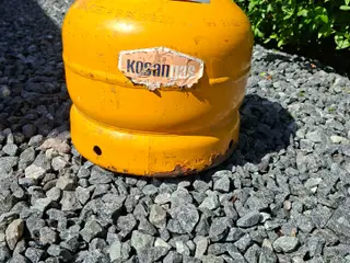 Tom 5 kg gasflaske.