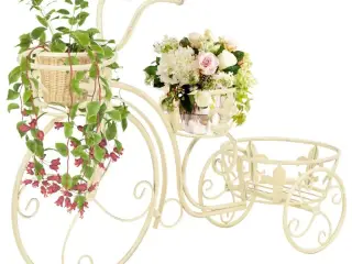 Plantestativ cykelform vintagestil metal