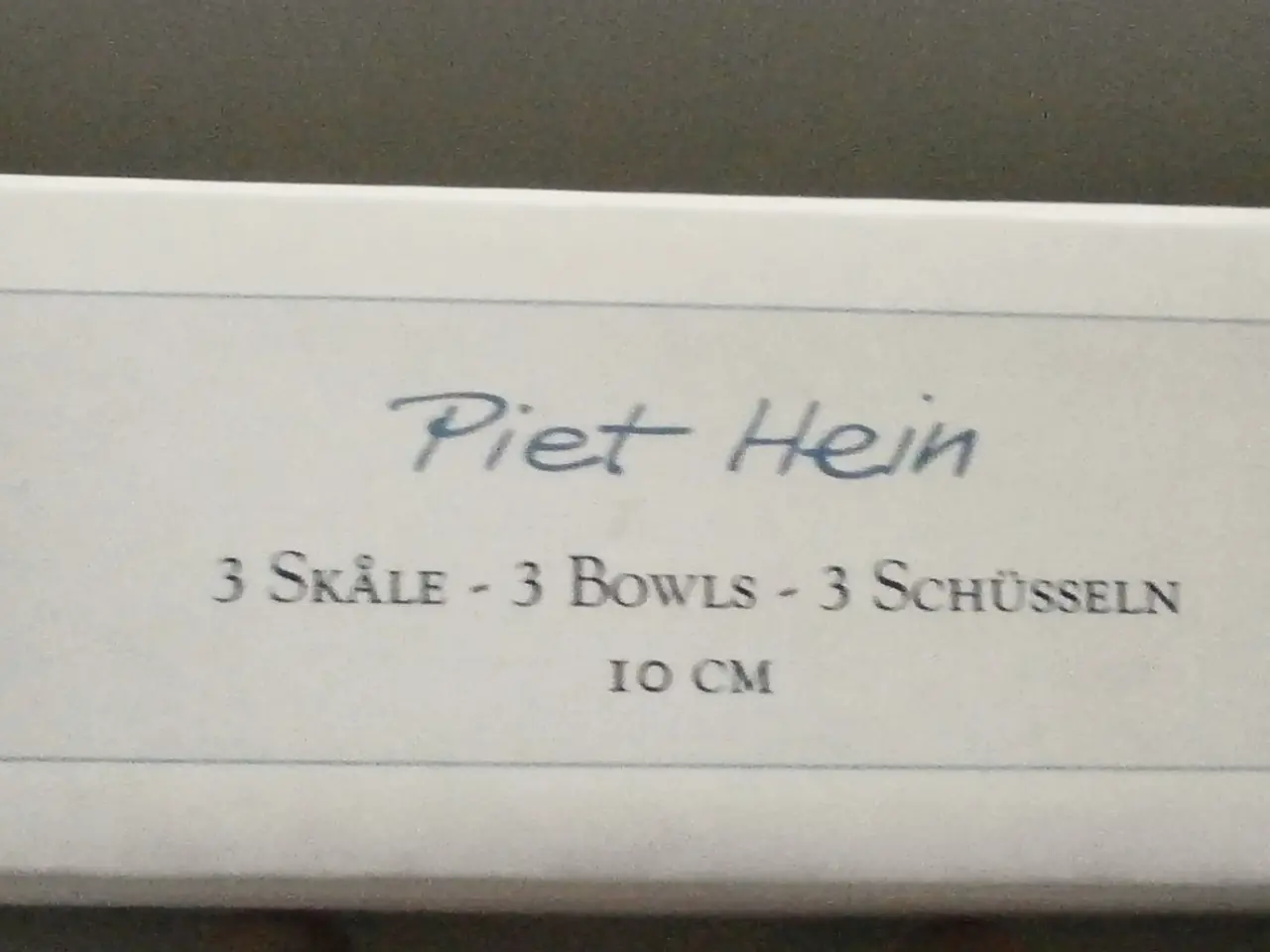 Billede 3 - NYT Piet Hein 3 Skåle sæt - Perfekt Gave !