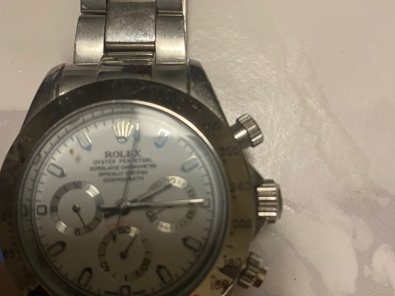 Billede 1 - Rolex ur i sølv 