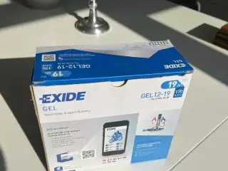 MC batteri Exide GEL 12-19, 19Ah.