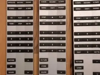 B&O fjernbetjeninger, tilbehør/ løsdele