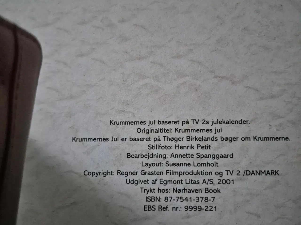 Billede 4 - Bog Krummernes jul, ulæst