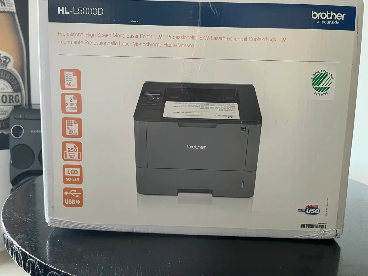 Billede 1 - NY Brother HL-L5000D printer