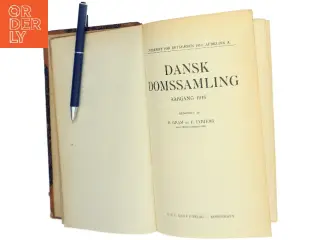 Dansk Domssamling af R. Gram (Bog)