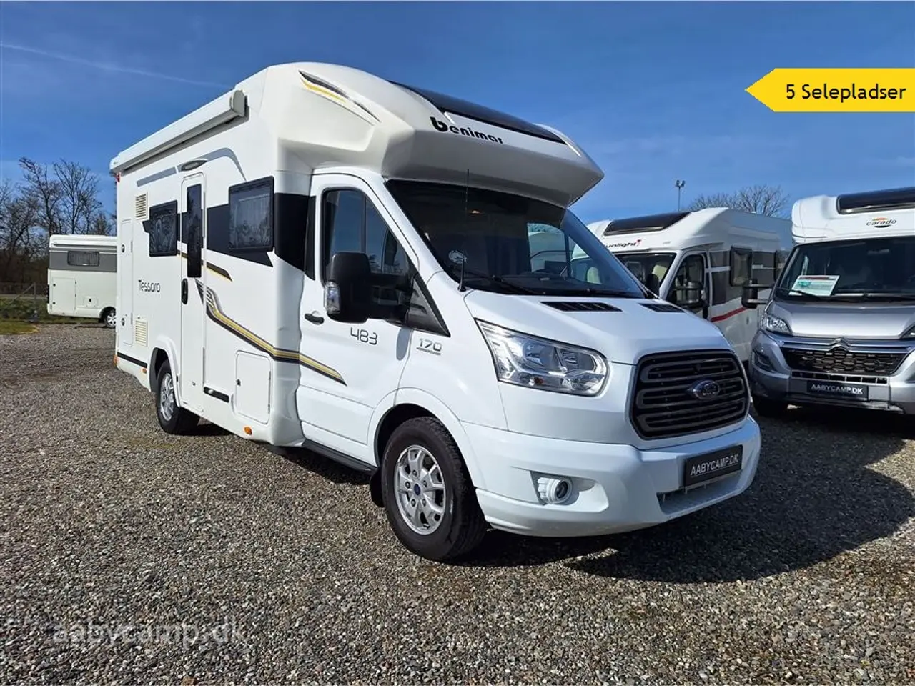 Billede 1 - 2019 - Benimar Tessoro 483 solceller. batteri. markise.duo control. tv. KUN 29,000 km.
