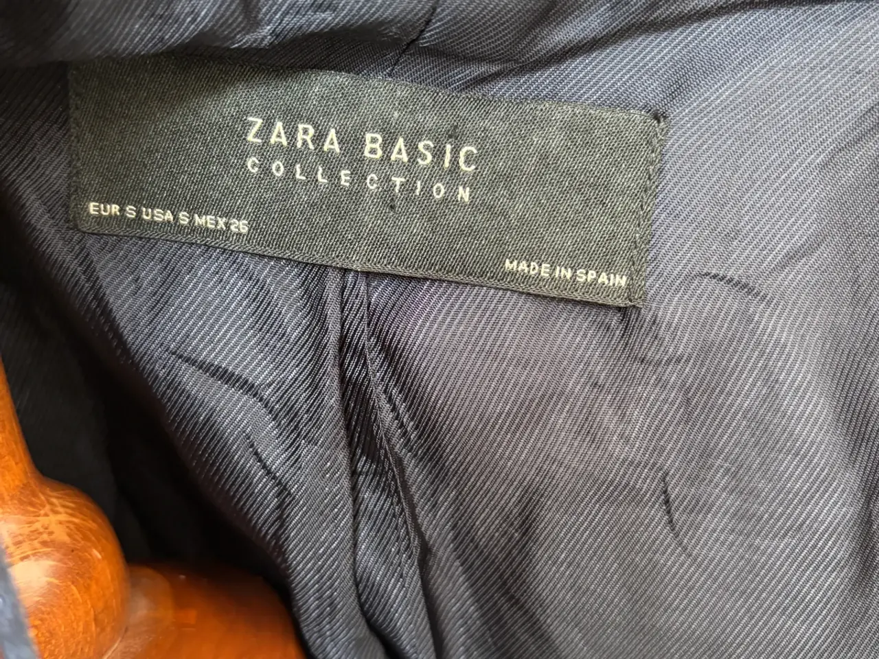 Billede 7 - Zara ternet blazer med mørkeblå blonder – Str. S