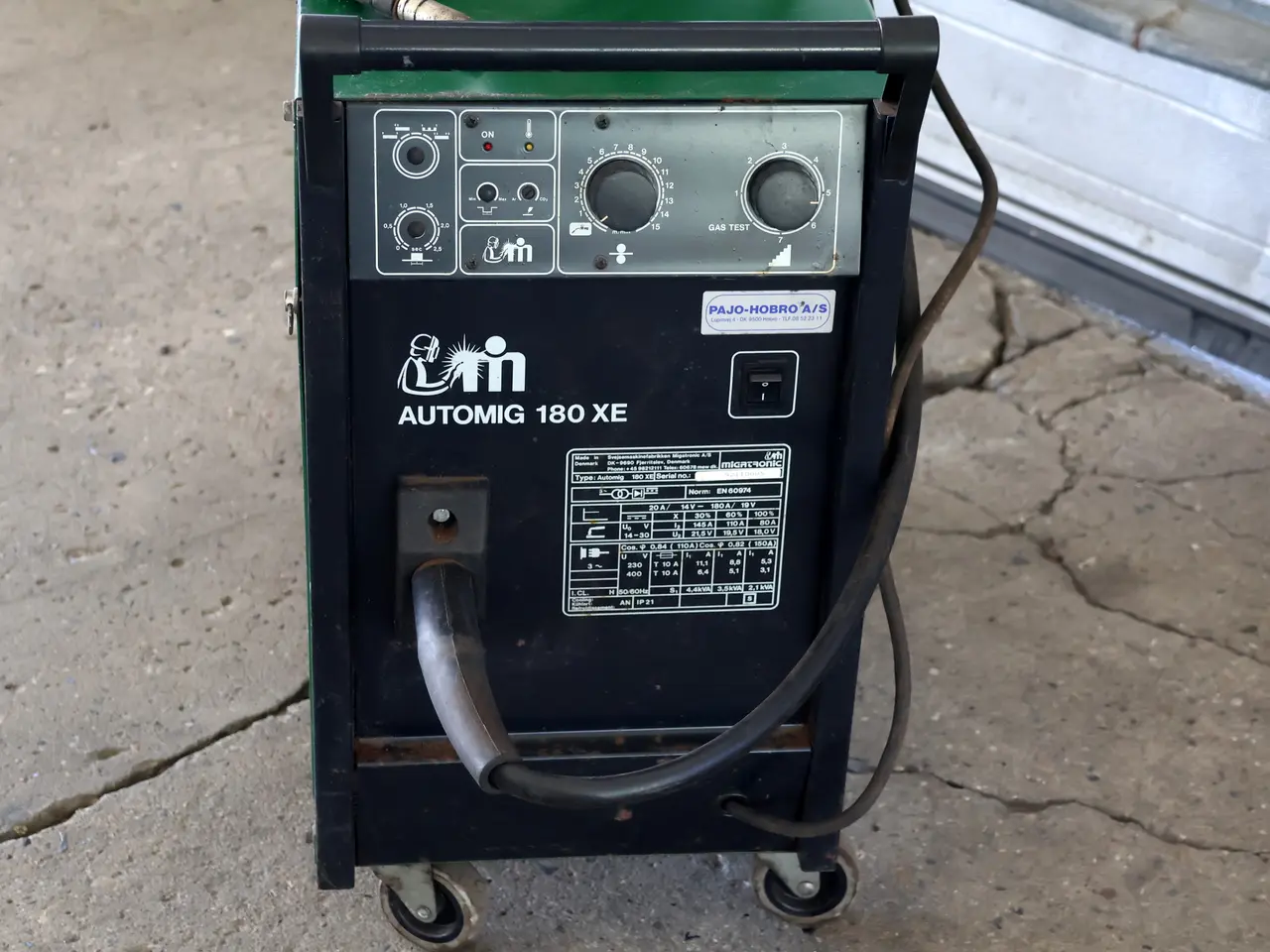Billede 3 - Migatronic automig 180XE m/20L Co2 flaske