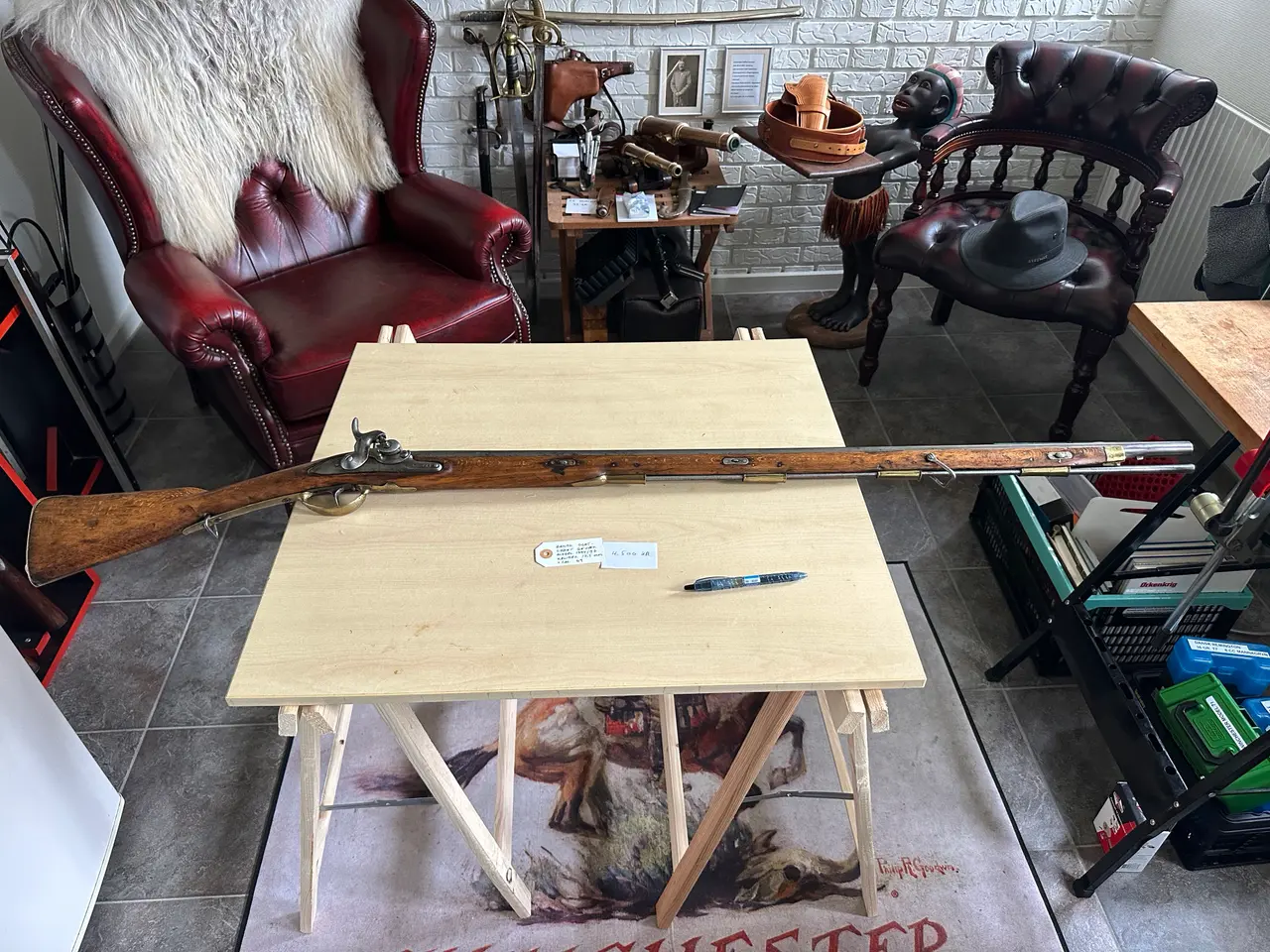 Billede 1 - Originalt Dansk Glatløbet gevær Model 1794/37