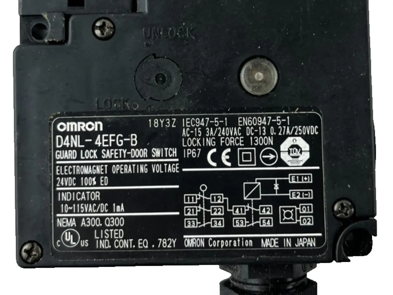 Billede 1 - Omron D4NL-4EFG-B Guard Lock Safety Door kontakt