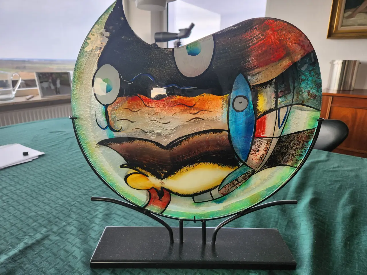 Billede 3 - Vase. Glaskunst