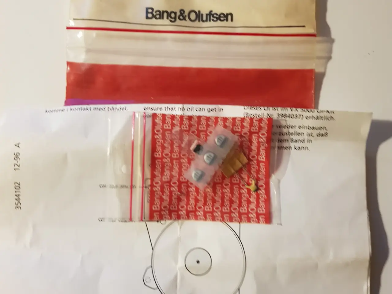 Billede 1 - B&O reparationskit til capstanmotor