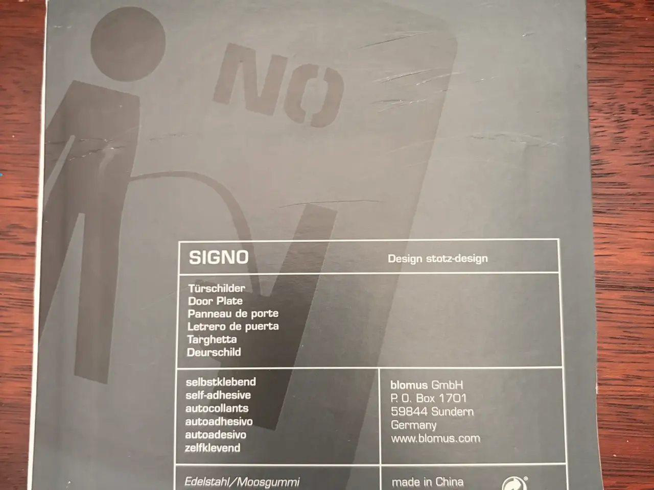 Billede 3 - Skilt i stål med kvinde adgang 