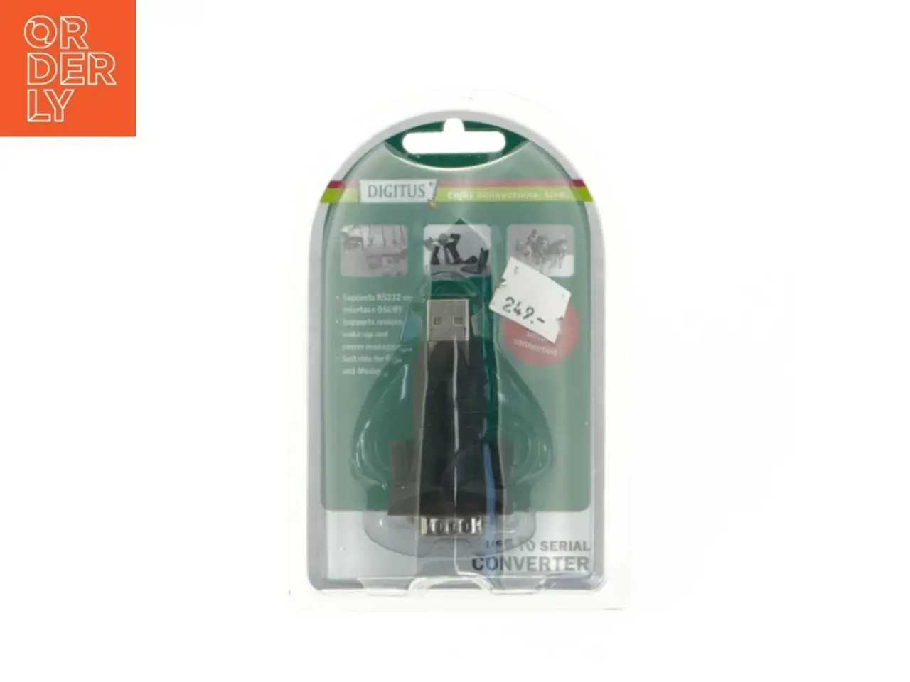 Billede 1 - USB til Seriel Konverter fra Digitus (str. 3,5 x 6,5 cm)