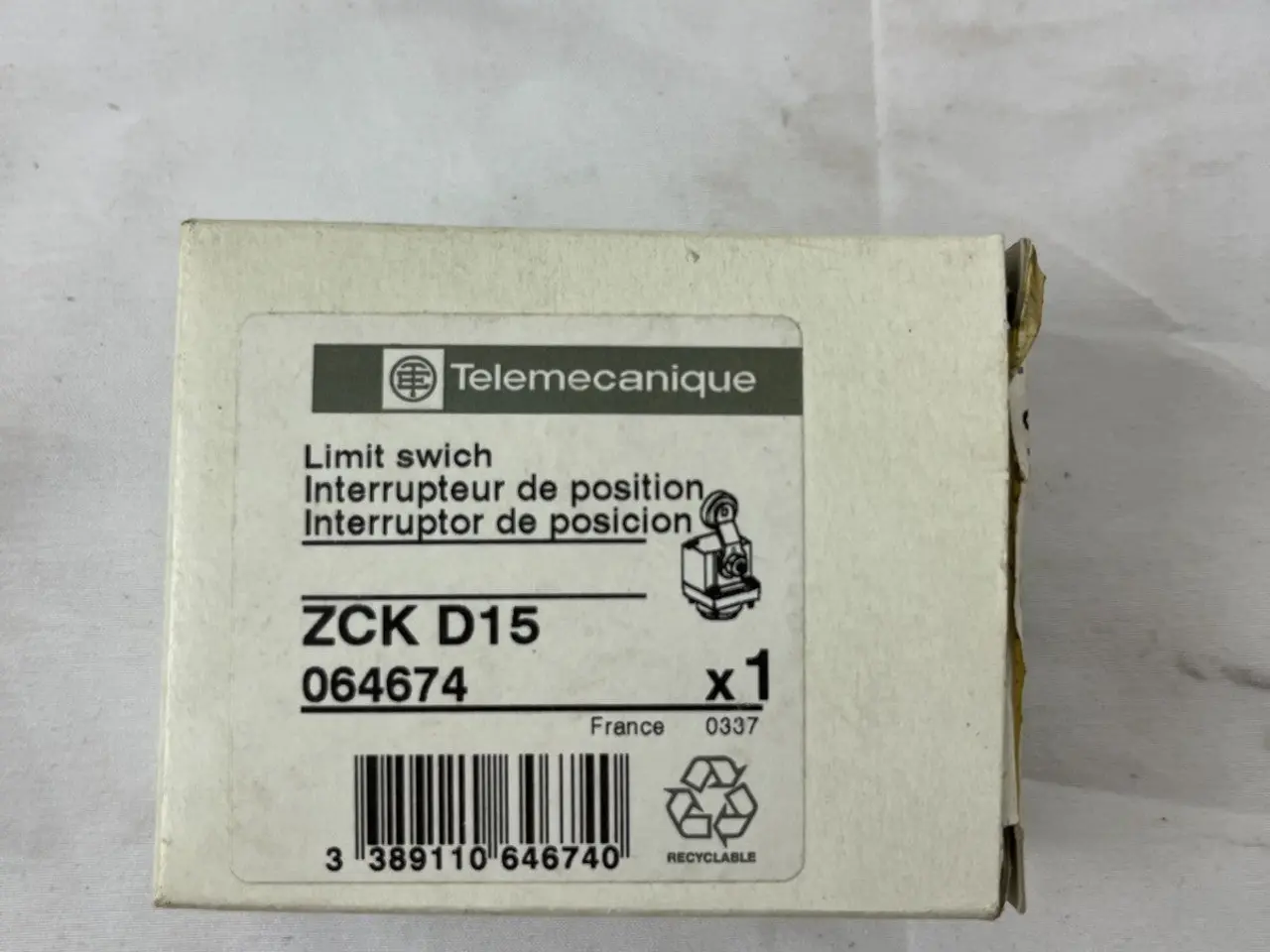 Billede 2 - Telemecanique ZCK D15 064674 endestopkontakt Head