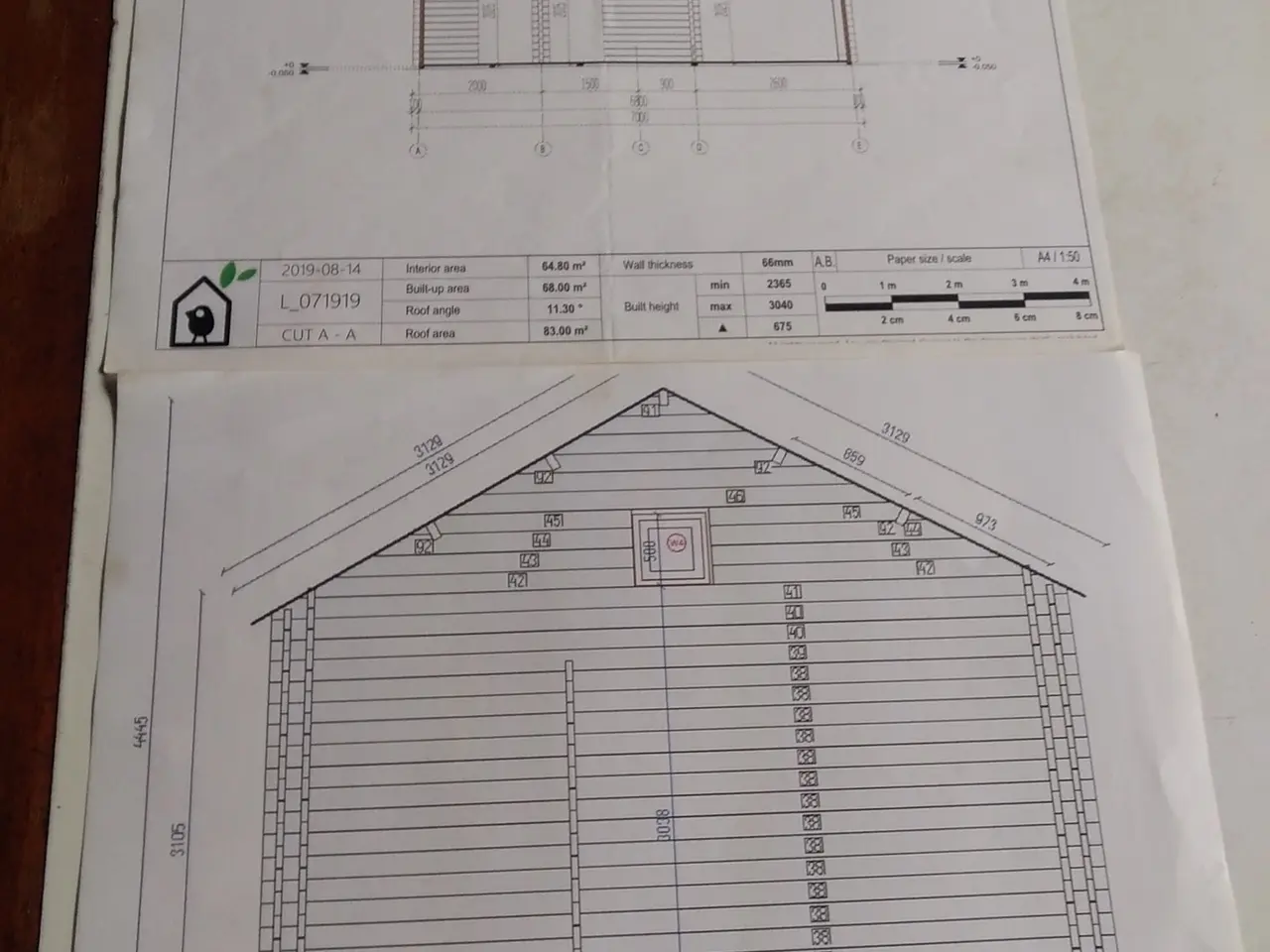 Billede 18 - Træhus Modificeret i 66 mm + ekstra planker LÆS