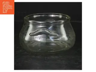 Glas lysestage/skål (str. Ø. 10 cm)