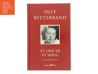 Ét ord er et skrig af Olly Ritterband (Bog)